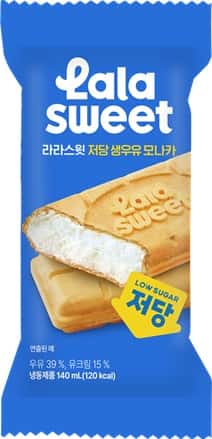 라라스윗 저당 생우유 모나카 제품 이미지