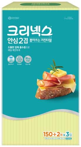크리넥스 안심 뽑아쓰는 키친타월 제품 이미지
