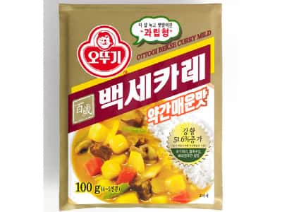 오뚜기 백세카레 약간매운맛 제품 이미지