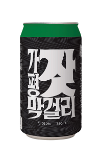 가평 잣 막걸리 캔 제품 이미지