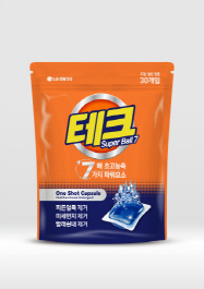 테크 슈퍼볼 캡슐세제 제품 이미지