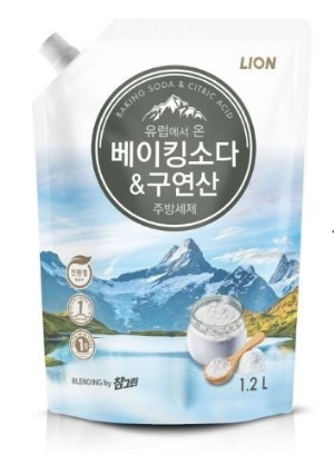 베이킹소다&구연산 담은 주방세제 제품 이미지