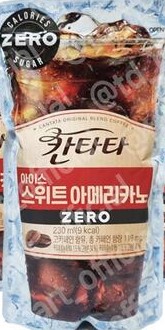 칸타타아이스스위트아메리카노제로 제품 이미지