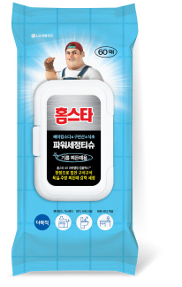 홈스타 살균 세정티슈 기름찌든때용 제품 이미지