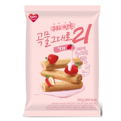 구워만든곡물그대로21딸기 제품 이미지