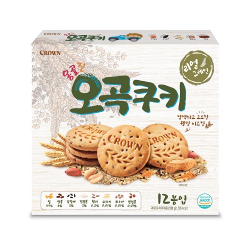 옹골진오곡쿠키 제품 이미지