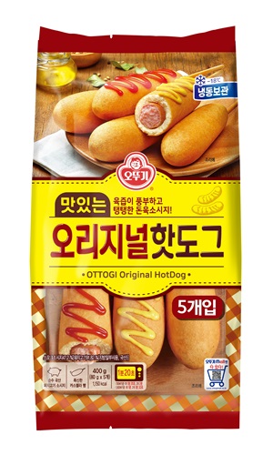 오뚜기 맛있는 오리지널 핫도그 제품 이미지