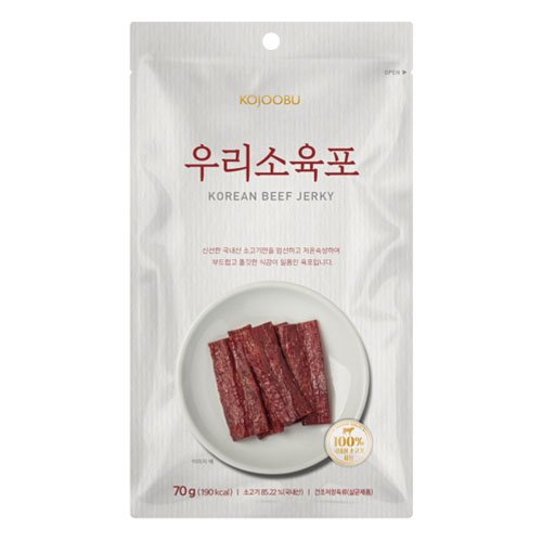 우리소 육포 제품 이미지