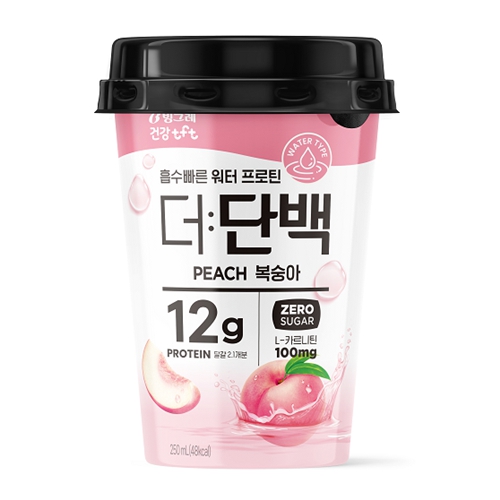 더단백 워터 프로틴 복숭아 제품 이미지