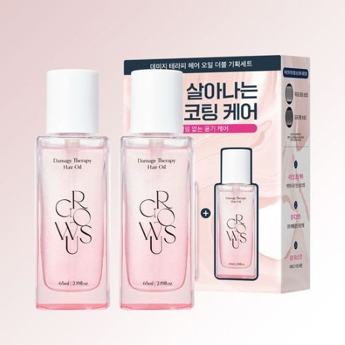 그로우어스 데미지 테라피 헤어 오일 더블 세트 제품 이미지