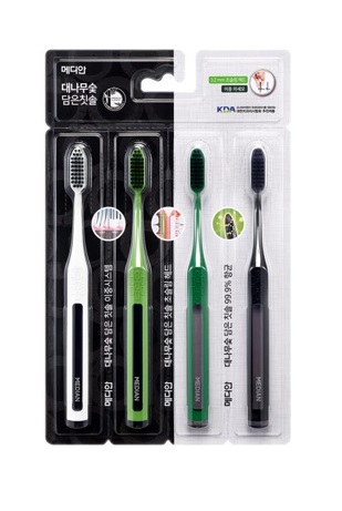 메디안 대나무숯 담은 칫솔 미세모 제품 이미지